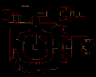 Thumbnail for a map of Level 11: Circle of Death (In-Game Map) for the PC game Doom II: Hell on Earth.