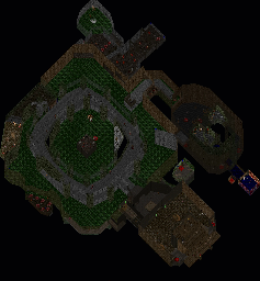 Thumbnail for a map of Level 11: Circle of Death for the PC game Doom II: Hell on Earth.