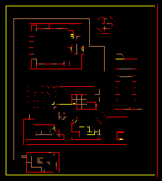 Thumbnail for a map of Level 12: The Factory (In-Game Map) for the PC game Doom II: Hell on Earth.