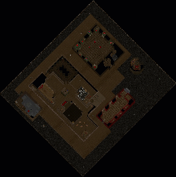 Thumbnail for a map of Level 12: The Factory for the PC game Doom II: Hell on Earth.