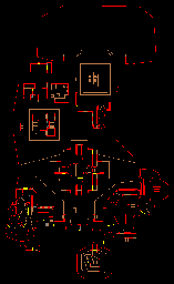 Thumbnail for a map of Level 15: Industrial Zone (In-Game Map) for the PC game Doom II: Hell on Earth.