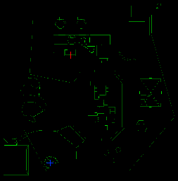 Thumbnail for a map of Level 16: Suburbs (Keys) for the PC game Doom II: Hell on Earth.