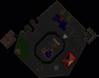 Thumbnail for a map of Level 16: Suburbs for the PC game Doom II: Hell on Earth.