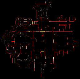 Thumbnail for a map of Level 17: Tenements (In-Game Map) for the PC game Doom II: Hell on Earth.