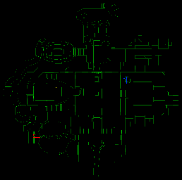 Thumbnail for a map of Level 17: Tenements (Keys) for the PC game Doom II: Hell on Earth.