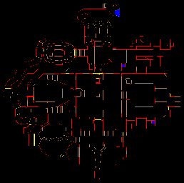 Thumbnail for a map of Level 17: Tenements (Secrets) for the PC game Doom II: Hell on Earth.