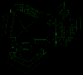 Thumbnail for a map of Level 18: The Courtyard (Keys) for the PC game Doom II: Hell on Earth.