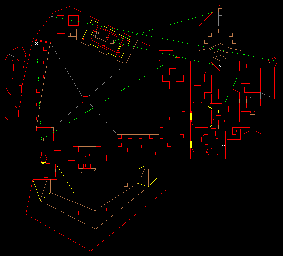 Thumbnail for a map of Level 18: The Courtyard (Teleports) for the PC game Doom II: Hell on Earth.