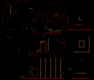 Thumbnail for a map of Level 21: Nirvana (In-Game Map) for the PC game Doom II: Hell on Earth.
