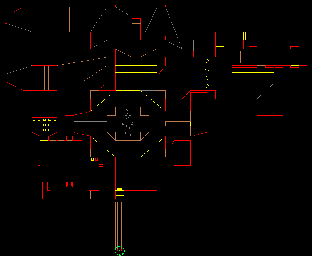 Thumbnail for a map of Level 22: The Catacombs (Exits) for the PC game Doom II: Hell on Earth.