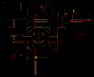 Thumbnail for a map of Level 22: The Catacombs (In-Game Map) for the PC game Doom II: Hell on Earth.
