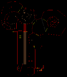 Thumbnail for a map of Level 23: Barrels O' Fun (In-Game Map) for the PC game Doom II: Hell on Earth.