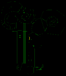 Thumbnail for a map of Level 23: Barrels O' Fun (Keys) for the PC game Doom II: Hell on Earth.