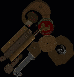 Thumbnail for a map of Level 23: Barrels O' Fun for the PC game Doom II: Hell on Earth.