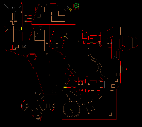Thumbnail for a map of Level 24: The Chasm (Exits) for the PC game Doom II: Hell on Earth.