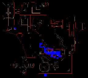 Thumbnail for a map of Level 24: The Chasm (Secrets) for the PC game Doom II: Hell on Earth.
