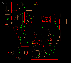 Thumbnail for a map of Level 24: The Chasm (Teleports) for the PC game Doom II: Hell on Earth.