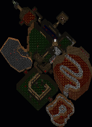 Thumbnail for a map of Level 26: The Abandoned Mines for the PC game Doom II: Hell on Earth.