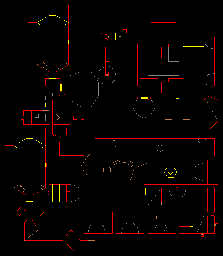 Thumbnail for a map of Level 27: Monster Condo (In-Game Map) for the PC game Doom II: Hell on Earth.