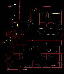 Thumbnail for a map of Level 27: Monster Condo (Teleports) for the PC game Doom II: Hell on Earth.