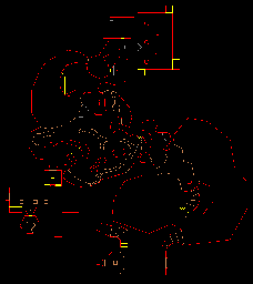Thumbnail for a map of Level 28: The Spirit World (In-Game Map) for the PC game Doom II: Hell on Earth.