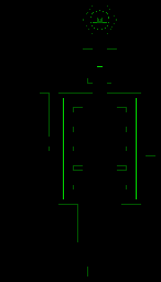 Thumbnail for a map of Level 32: Grosse (Keys) for the PC game Doom II: Hell on Earth.