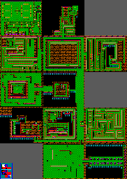 Thumbnail for a map of Level 12 for the PC game D.R.O.D.: Deadly Rooms Of Death.