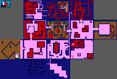 Thumbnail for a map of Level 15 for the PC game D.R.O.D.: Deadly Rooms Of Death.