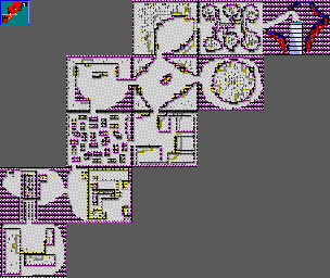 Thumbnail for a map of Level 9 for the PC game D.R.O.D.: Deadly Rooms Of Death.