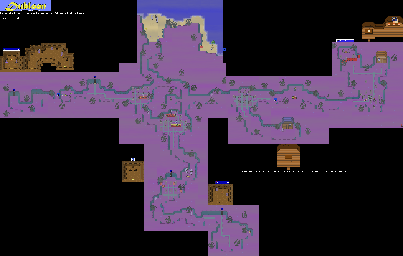 Thumbnail for a map of The Pirates' Graveyard for the PC game Dubloon.