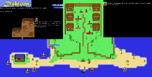 Thumbnail for a map of Pyrite Island for the PC game Dubloon.