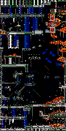 Thumbnail for a map of Episode 1 Level 7 for the PC game Duke Nukem II.