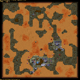 Thumbnail for a map of Ordos SCENO019 - 7C for the PC game Dune II: The Building Of A Dynasty.