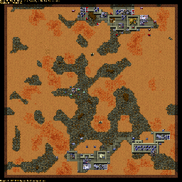Thumbnail for a map of Ordos SCENO021 - 8B for the PC game Dune II: The Building Of A Dynasty.