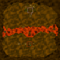 Thumbnail for a map of Lushmeadow-On-Down for the PC game Dungeon Keeper.