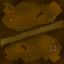 Thumbnail for a map of Multiplayer Area 3 for the PC game Dungeon Keeper.