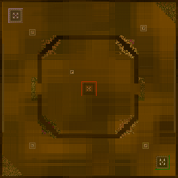 Thumbnail for a map of Multiplayer Area 7 for the PC game Dungeon Keeper.
