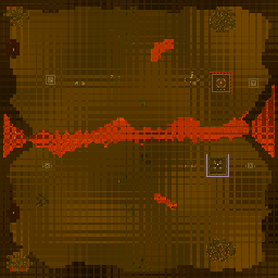 Thumbnail for a map of Multiplayer River Sides (Unused) for the PC game Dungeon Keeper.