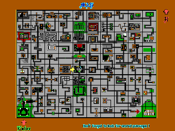 Thumbnail for a map of Episode One: The Gem Of Souls Dungeon Of Grimlor (In-Game Map) for the PC game The Dungeons Of Grimlor.