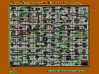 Thumbnail for a map of Episode Three: The Demon King Hell (In-Game Map) for the PC game The Dungeons Of Grimlor.