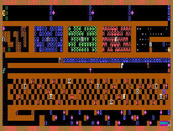 Thumbnail for a map of Level 07 for the PC game Dungeons Of Kroz.