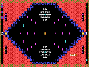 Thumbnail for a map of Level 21 for the PC game Dungeons Of Kroz.