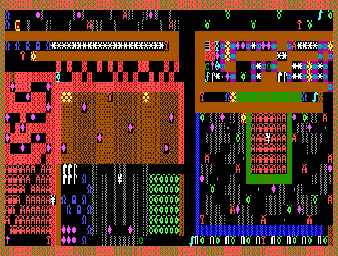 Thumbnail for a map of Level 27 for the PC game Dungeons Of Kroz.
