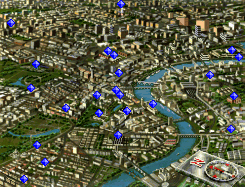 Thumbnail for a map of London (In-Game Map) (Small Scale) for the PC game Eagle Eye Mysteries In London.