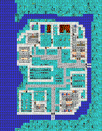 Thumbnail for a map of Fort Draco for the PC game Exile: Escape From The Pit.