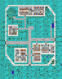 Thumbnail for a map of Fort Exile for the PC game Exile: Escape From The Pit.
