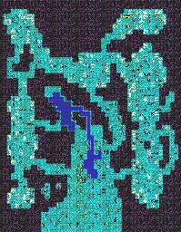 Thumbnail for a map of Spider Cave for the PC game Exile: Escape From The Pit.