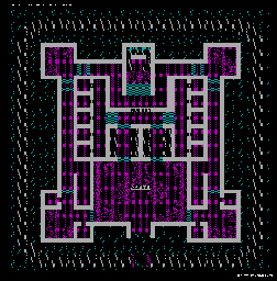 Thumbnail for a map of Castle Death for the PC game Exodus: Ultima III.