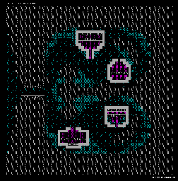 Thumbnail for a map of Fawn for the PC game Exodus: Ultima III.