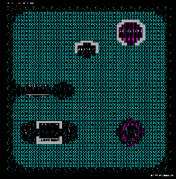 Thumbnail for a map of Yew for the PC game Exodus: Ultima III.